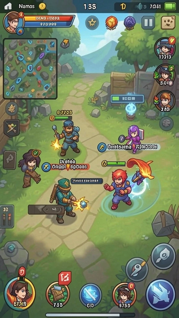 api36 - Tangkapan layar memperlihatkan interaksi multiplayer yang menarik.