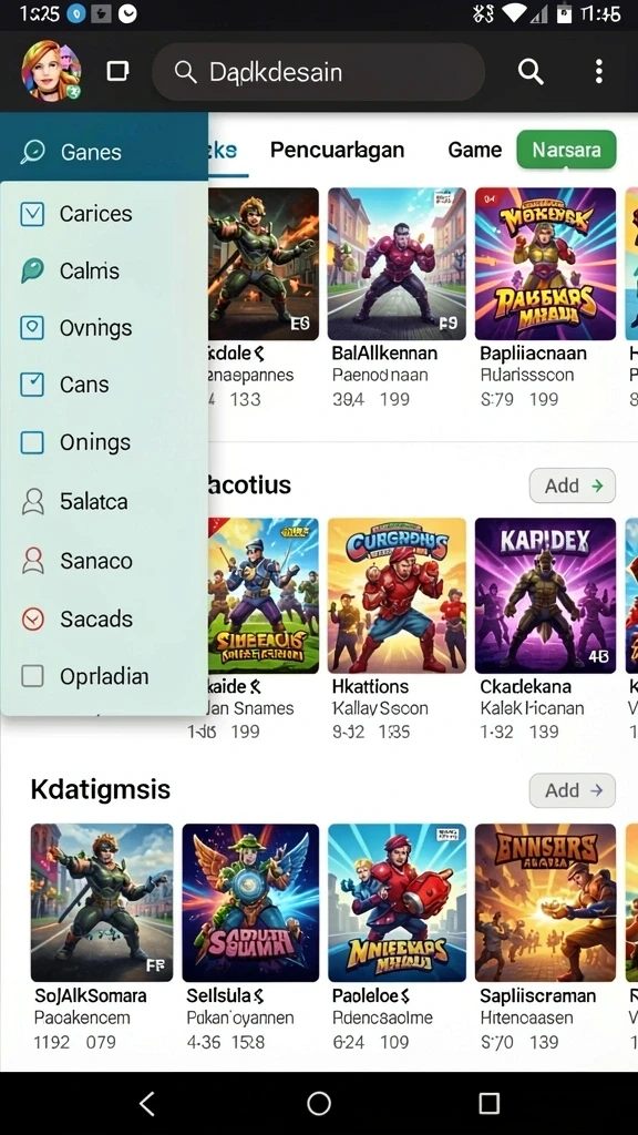 dora77 - Screenshot menunjukkan karakter utama dalam aksi melawan musuh.