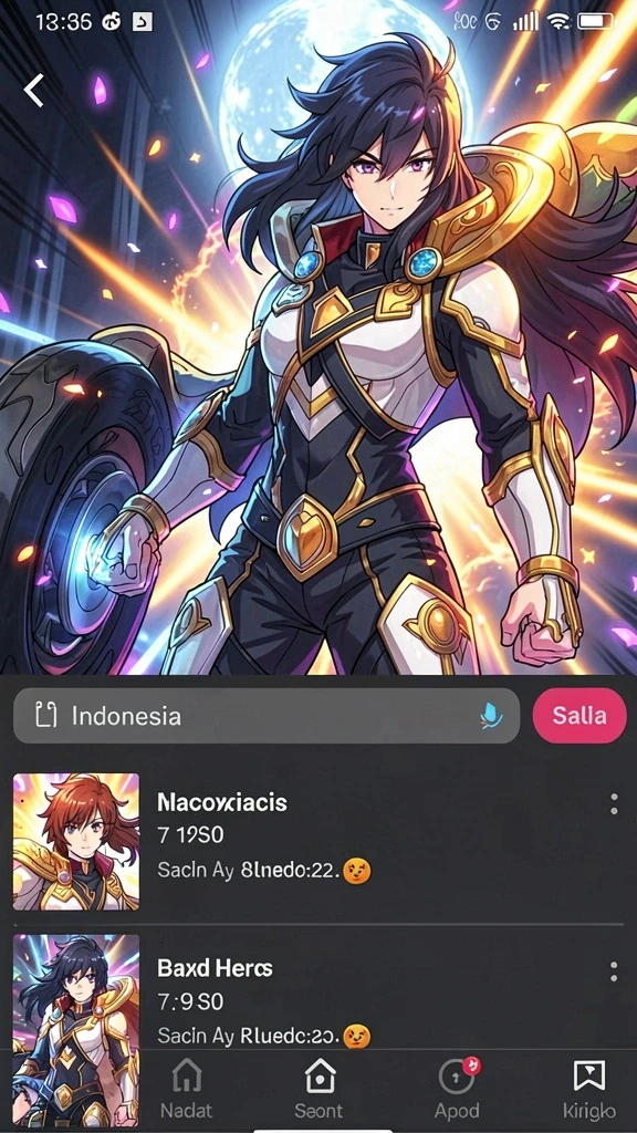 galaxy77 - Screenshot menampilkan misi yang menarik untuk diselesaikan.