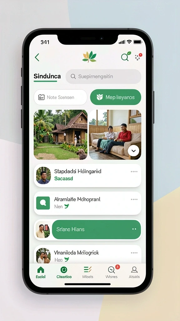 mega111 - Screenshot menunjukkan fitur interaksi komunitas dalam MEGA111.
