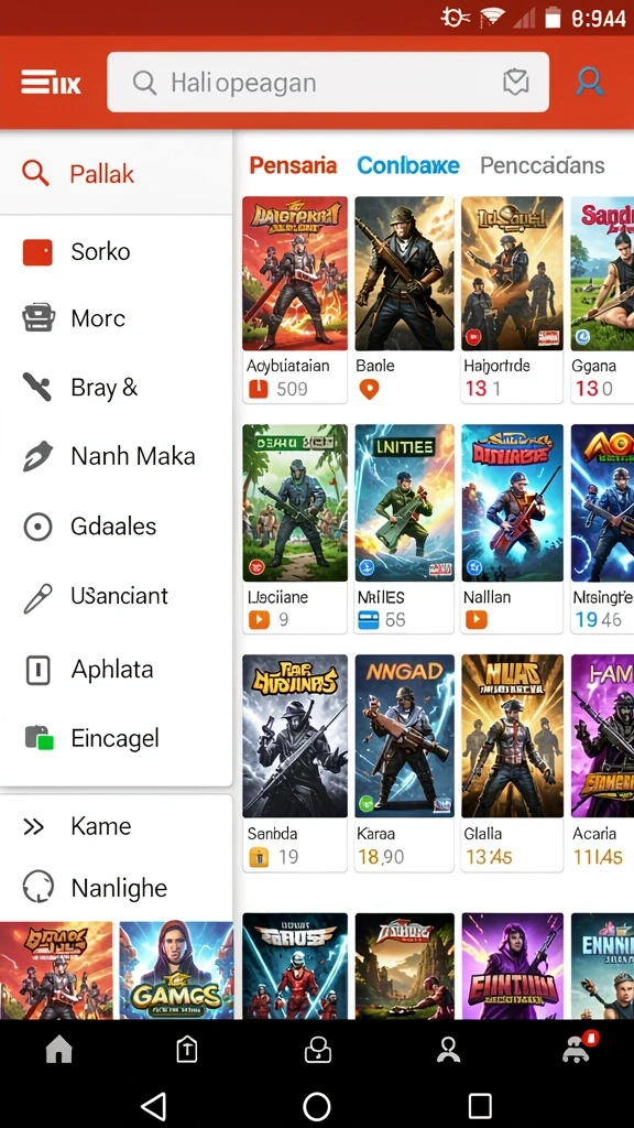 mr888 - Screenshot menampilkan karakter utama dalam aksi.